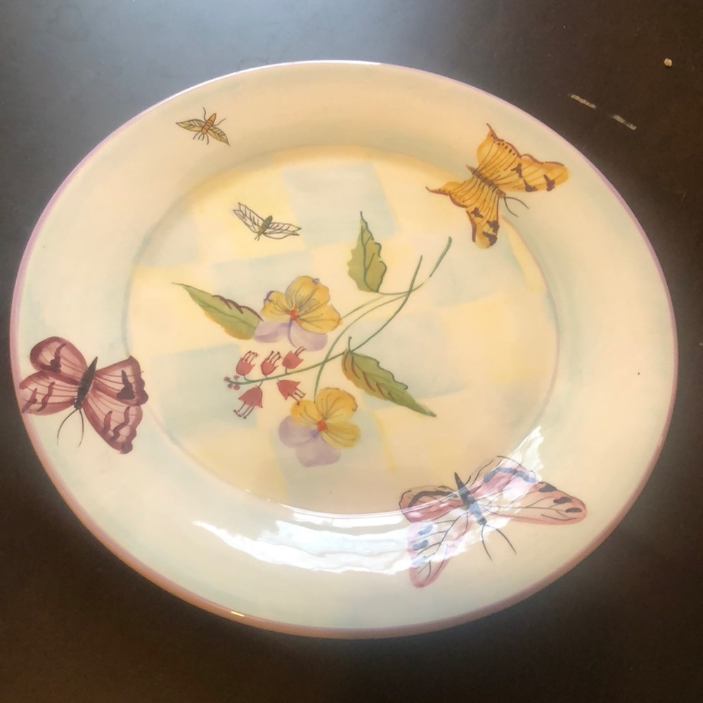 The Zrike Company Inc. hand painted. Vintage plate.